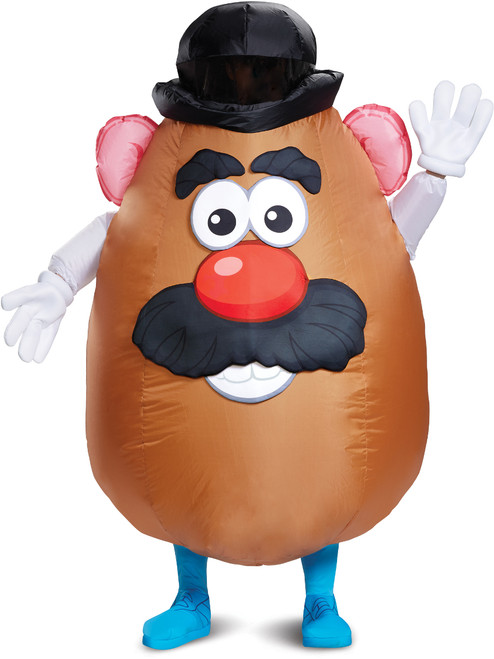 Adults Men's Inflatable Mr. Potato Head Costume One Size