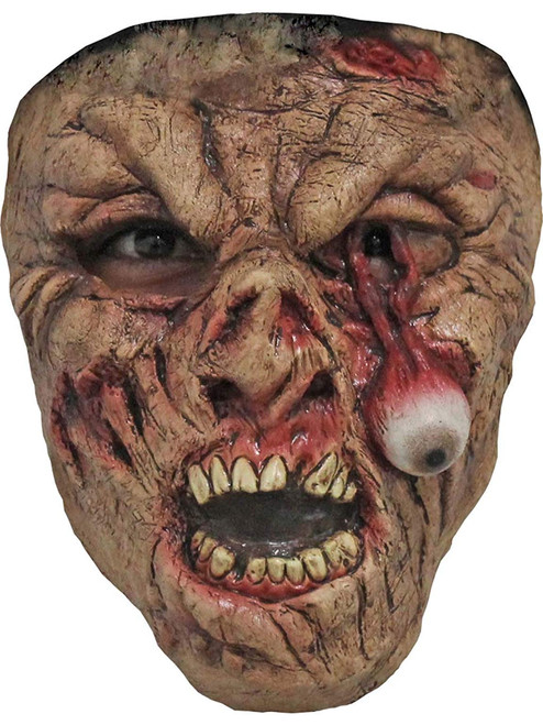 Adult's Undead Zombie 1/2 Mask Costume Accessory