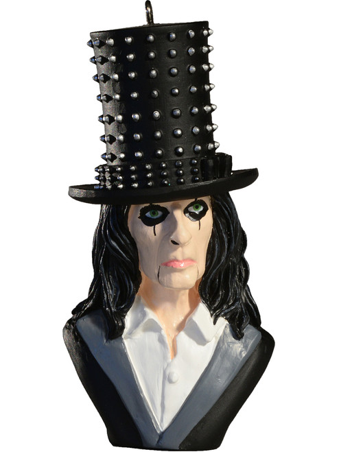 HorrorNaments Alice Cooper Head Halloween Christmas Tree Ornament Decoration