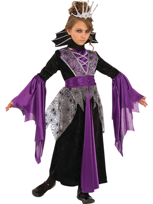 Girls Gothic Vampire Queen Costume