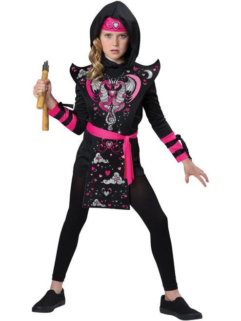 Dragon Heart Ninja Girl's Costume