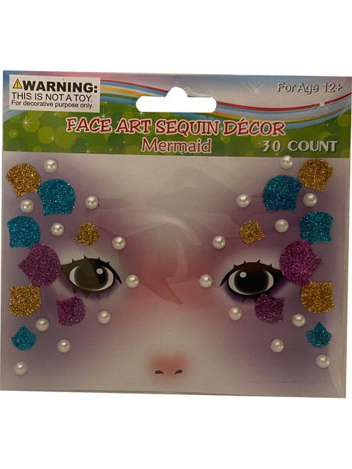 Face Art Starfish Gems And Face Stickers