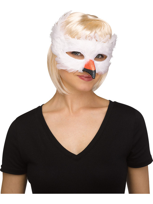 Swan Feathery Friends Mask Costume Accessory