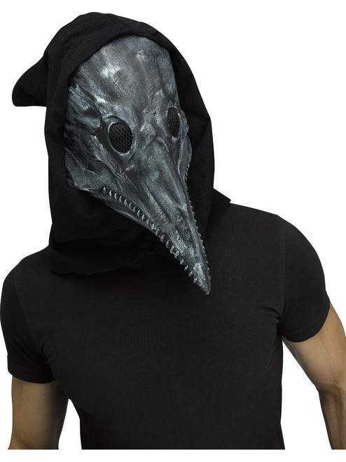 Plague Doctor Mask Gray Costume Accessory