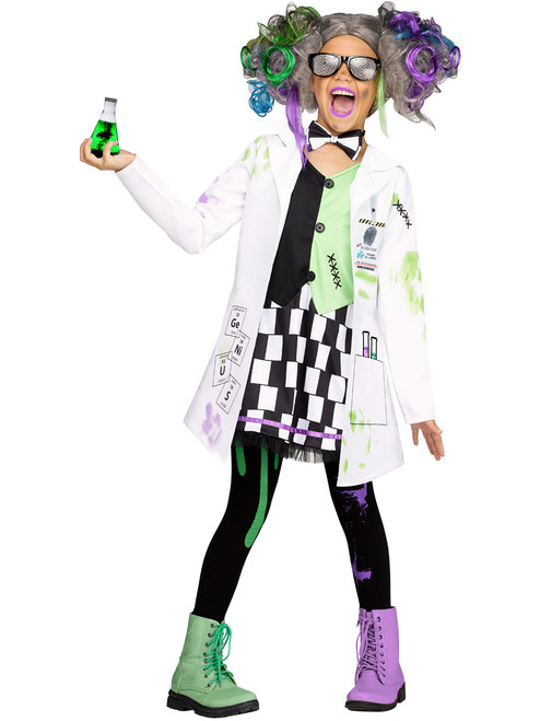 Mad Scientist Crazy Lab Rat Girl's Costume