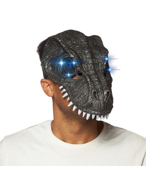 Supersoft Geekzilla Mask With flashing LED Eyes Costume Accessory