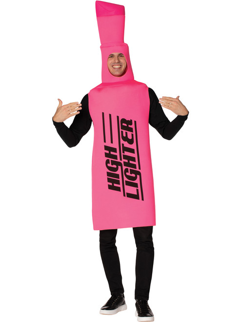 Adult Pink Highlighter Costume
