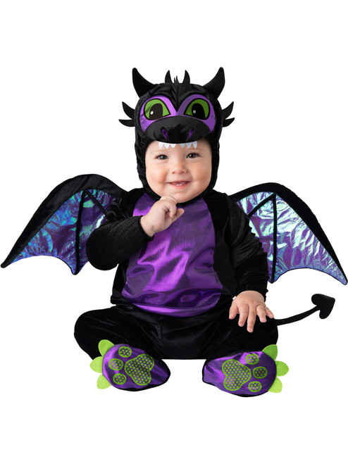 Child's Lil Baby Black Dragon Costume