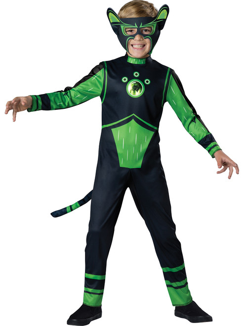 Wild Kratts Green Panther Boy's Costume