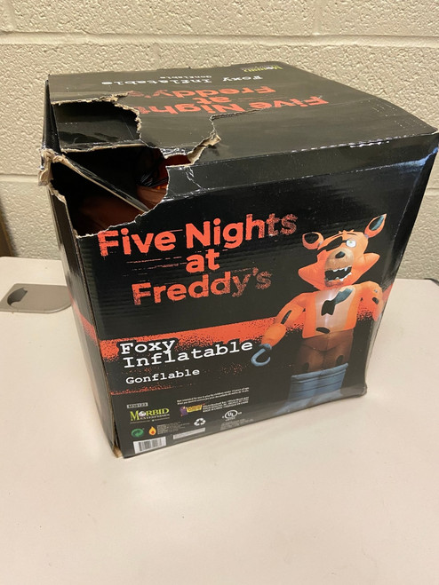 Five Nights At Freddy's Foxy Inflatable Yard Decoration Clearance A