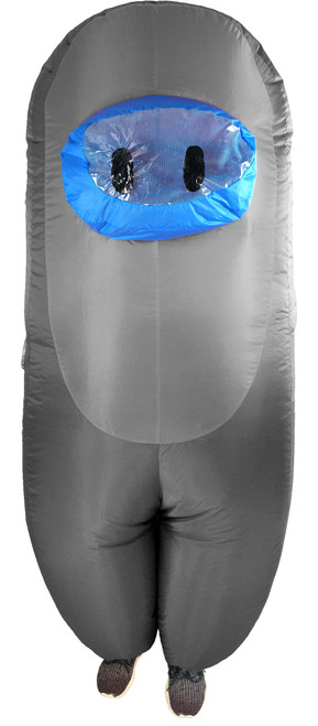 Amongst Us Gray Imposter Sus Crewmate Killer Inflatable Costume Child's Standard