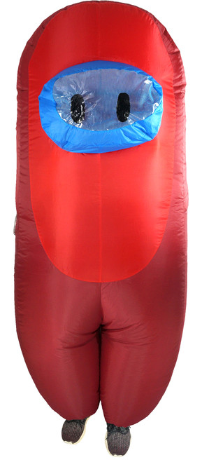 Child's Amongst Us Red Imposter Sus Crewmate Killer Inflatable