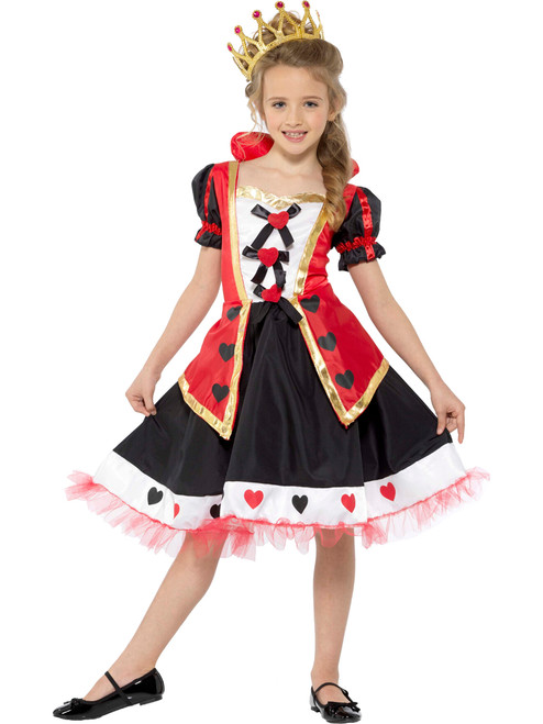 Queen Of Hearts Girl's Costume