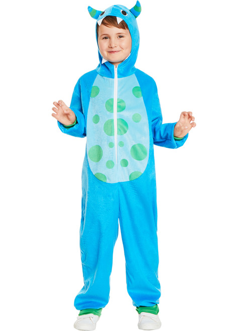 Blue Monster Boy's Costume