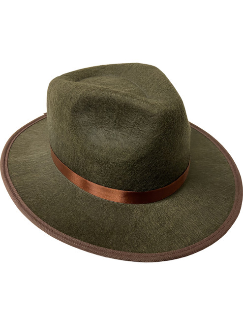 Adult's Classic Detective Brown Fedora Costume Accessory