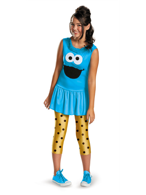 Sesame Street Cookie Monster Classic Girl's Costume