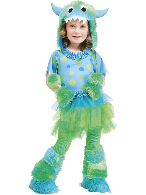 Little Polka-Dot Monster Girl's Costume