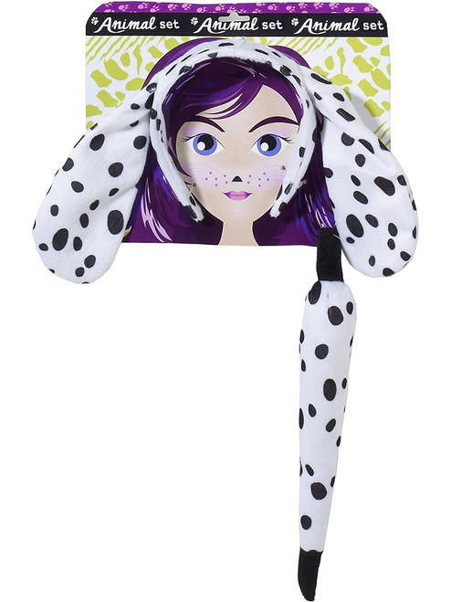 Adult's Dalmatian Dog Animal Costume Accessory Set