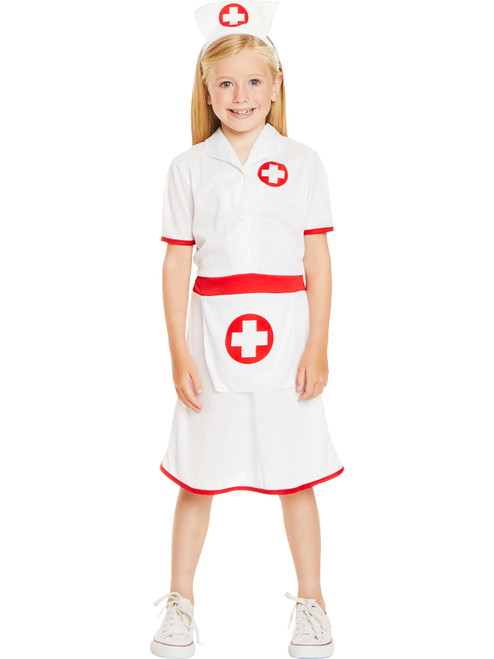 Classic Hospital Nurse Girl's Costume