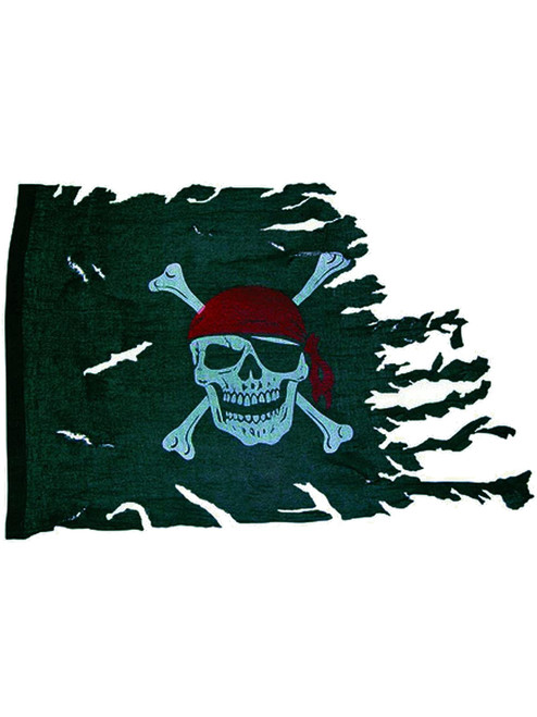 Tattered Pirate Flag Decoration
