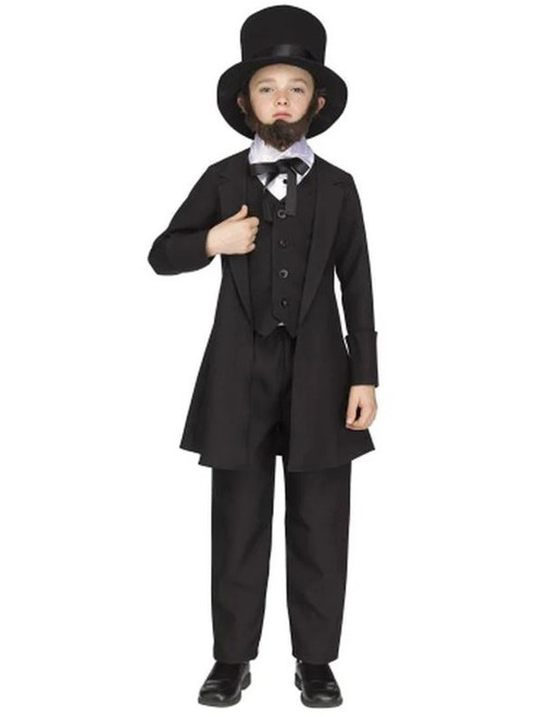 American President Abraham Lincoln Boy's Costume