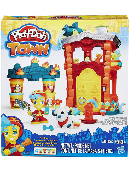 Play-Doh Town Fireman Firehouse Playset