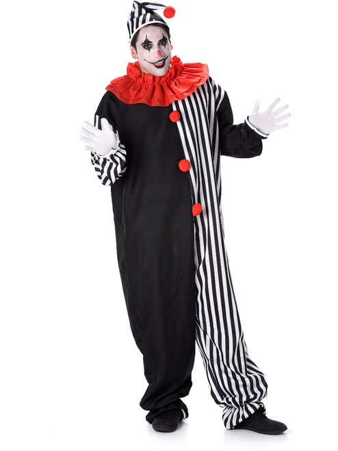 Evil Carnival Circus Clown Men's Costume