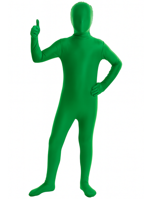 Basic Green Spirit Bodysuit Child's Costume