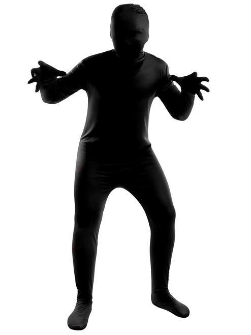 Basic Black Spirit Bodysuit Child's Costume