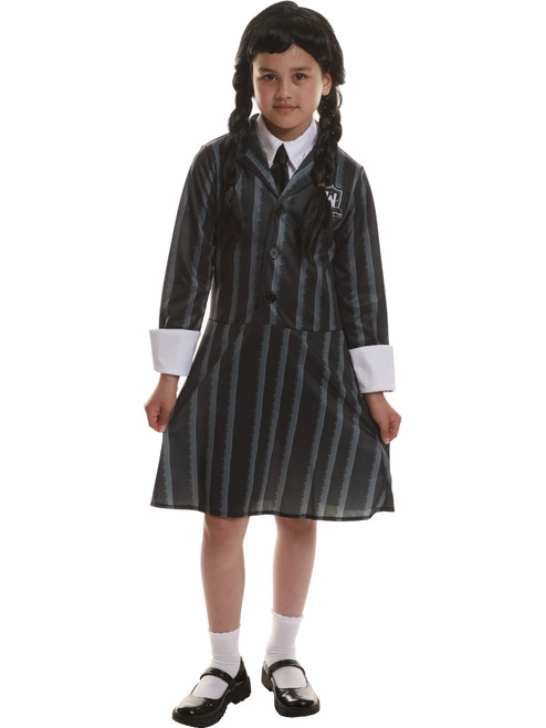 Spooky Family Gothic Prep School Uniform Girl's Costume
