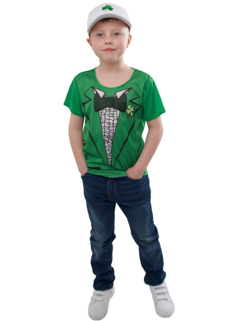 Lucky Leprechaun Shirt Kid's Costume