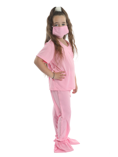 Pink Doctor Scrubs Girl's Costume Pink Doctor Scrubs Girl's Costume