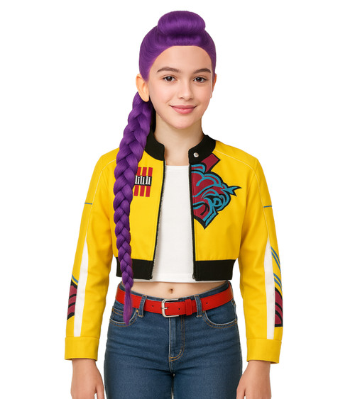 Yellow KPop Anime Star Costume Jacket Girls