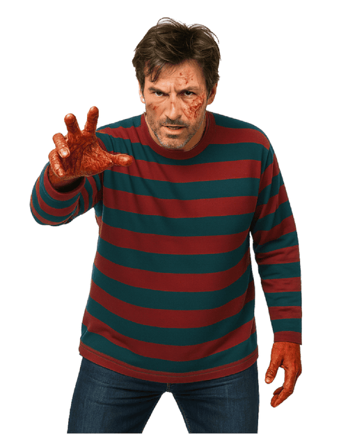 Horror Nightmare Burn Victim Shirt Men's Costume