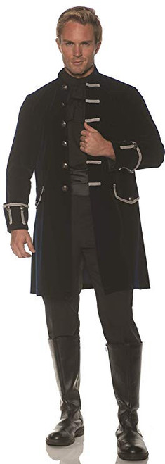 Men's Navy Frock Coat Costume Jacket