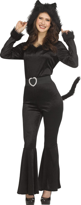 Cat Hooded Jumpsuit Women's Costume