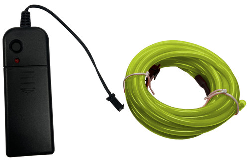 Party Wire Lime Green 3.2mm EL Wire With DC3V 3-Mode Inverter 1 Meter Length
