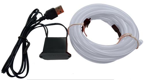 Party Wire Aqua 5.0mm EL Wire With DC5V USB Inverter 1 Meter Length