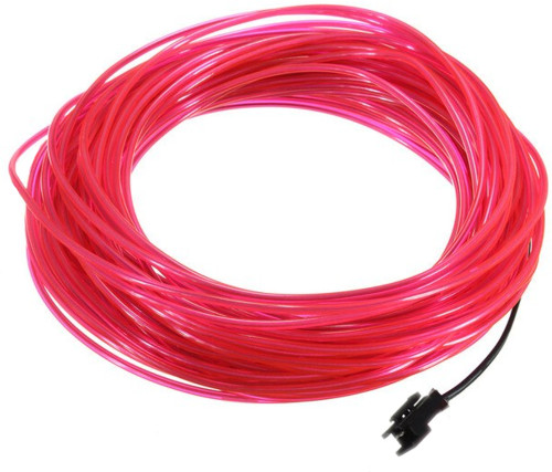 Party Wire Pink 5.0mm EL Wire 100 Meter Length Spool