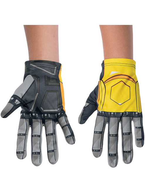 Boys Transformers Bumblebee EG Gloves Costume Accessory