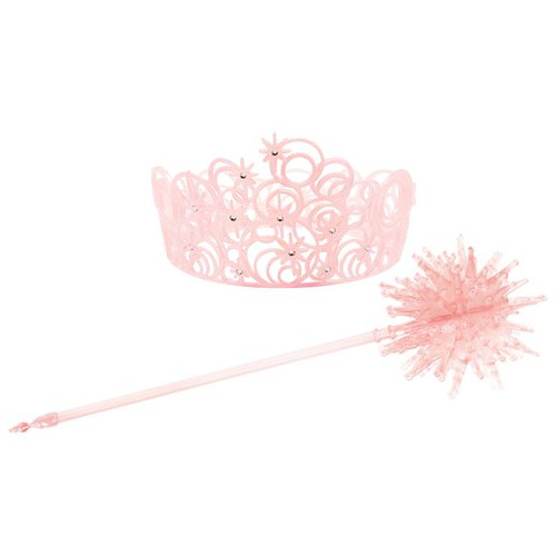 Childs Wicked Glinda Wand and Tiara Costume Accessory Set