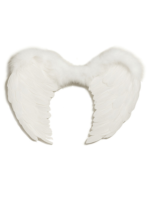 White Angel Wings Costume Accessory