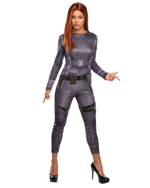 Womens Secret Wishes Marvel Avengers Black Widow Jumpsuit Costume