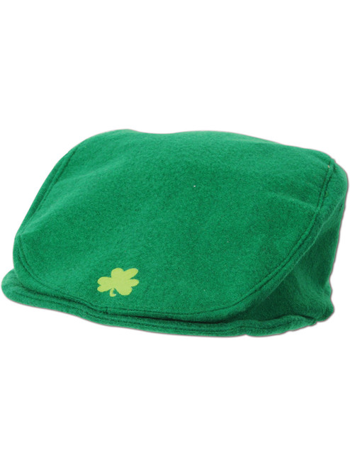 Saint Patrick's Day Green Shamrock News Boy Hat Costume Accessory