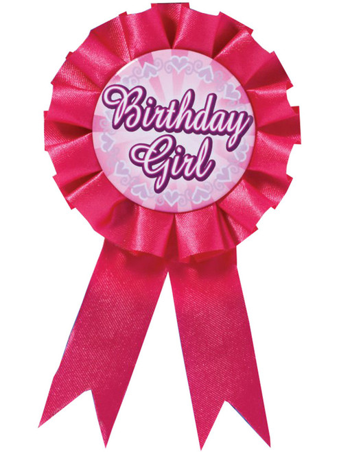 Happy Birthday Girl Party Celebration Ribbon Costume Accessory