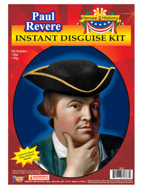 Paul Revere Revolutionary Colonial Man Costume Accessory Kit