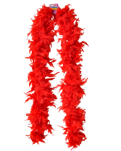 Dozen Red 72" Feather Boas 20's Show Girl Cabaret Dancer Costume Accessory