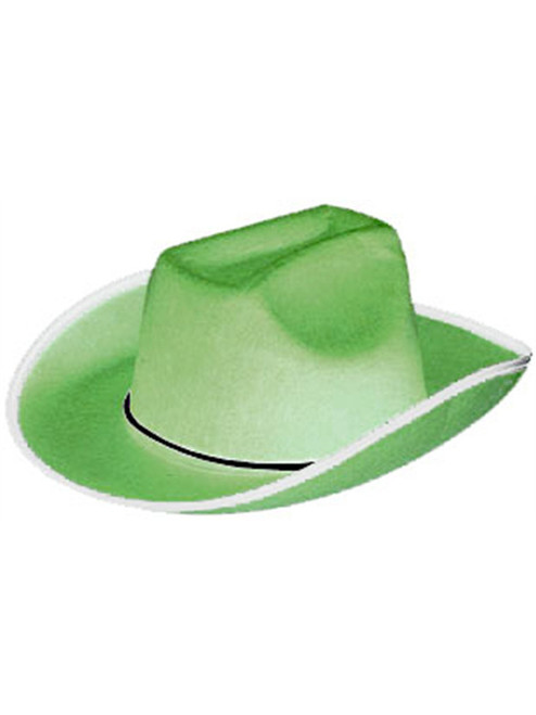 Green Cowboy or Cowgirl Cow Boy Felt Costume Party Hat