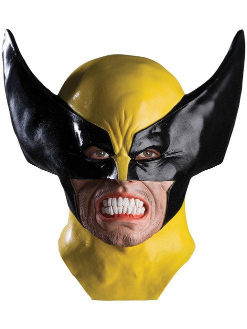 Men's Marvel Universe Wolverine Overhead Latex Mask Costume Accessory