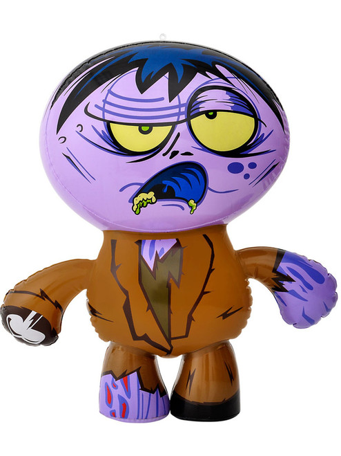 24" Purple Inflatable Zombie Undead Monster Prop Toy Decoration